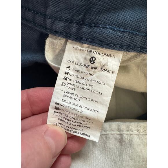 Collezione Informale Blue‎ Flat Front Trousers Size 36 - Picture 6 of 6